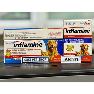 INFLAMINE - [ BÁN LẺ VIÊN ] - SẢN PHẨM HỖ TRỢ HÔ HẤP VÀ DỊ ỨNG CHO CHÓ MÈO - HÀNG CHÍNH HÃNG Á CHÂU