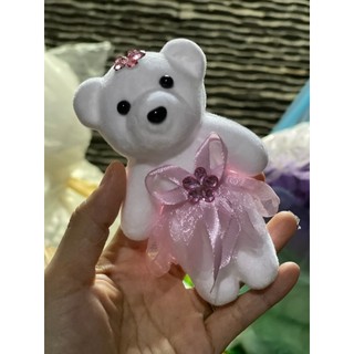 Thỏ xốp, gấu xốp dùng bó hoa, trang trí( 1 con)
