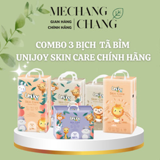   VOUCHER LIVE SHOP 80K  Combo 3 bịch bỉm Unijoy Skin Care chính hãng - Dịu Nhẹ Cho Da Bé Chống Hăm Hiệu Quả cho b 