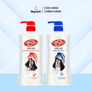  Dầu gội Lifebuoy dưỡng tóc mềm mượt & kháng khuẩn 640g 
