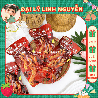  Chân gà đôi X2 nhân đôi vị cay Chân gà Anna Lala hàng việt nam chuẩn vị thơm ngon đồ ăn vặt 