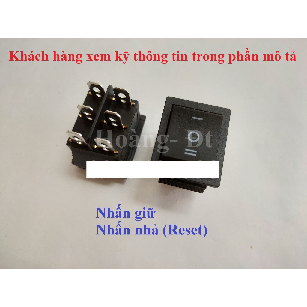 Công tắc đảo chiều động cơ 6 chân 3 nấc