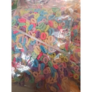 Túi 100 dây cột tóc mix màu cho bé gái (từ 10 set giá còn 8,9k 1 set)