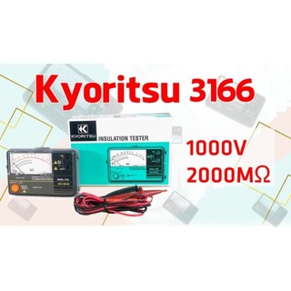 Đồng hồ đo điện trở cách điện kyoritsu 3166