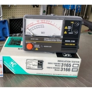 Đồng hồ đo điện trở cách điện KYORITSU 3166 (1000V/2000MΩ)
