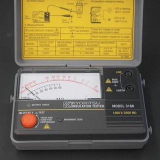 Đồng hồ đo điện trở cách điện KYORITSU 3166 (1000V/2000MΩ)