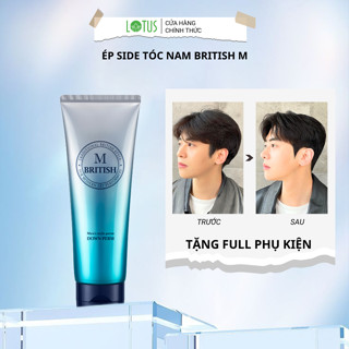 Ép tóc mai ép side chuyên nghiệp cho Nam BRITISH M Men's Style Down Perm 200g tạo kiểu tóc hàn quốc
