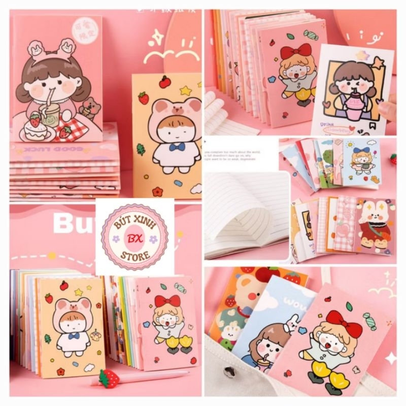 Sổ Tay Mini Cute Chọn Mẫu