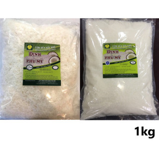*Giá Sốc* Cơm dừa sấy khô dạng sợi , nhuyễn Định Phú Mỹ  gói 1kg