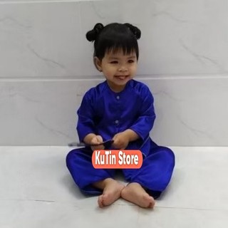 Bà ba bé trai/ bé gái xanh coban