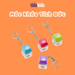 Móc Khoá Tích Đức Cute Có Đèn, Keycap Bàn Phím Cơ, Quà Tặng Giảm Stress, Giải Nghệp Cho Học Sinh