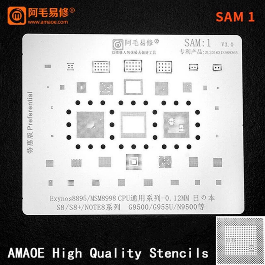 Vĩ làm chân AMAOE Samsung/ Sam1-Sam18(Vĩ làm chân ic)
