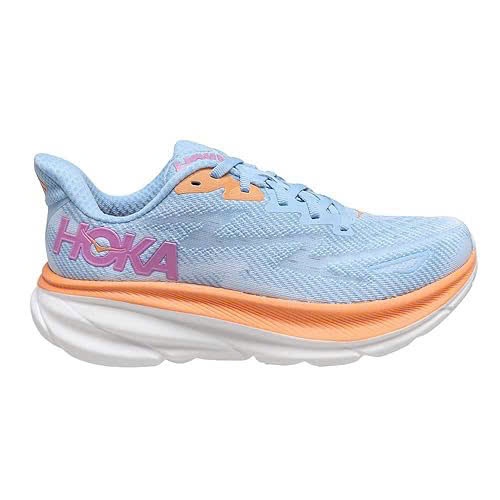Giày Chính Hãng Hoka Clifton 9 Blue White Athletic Shoes