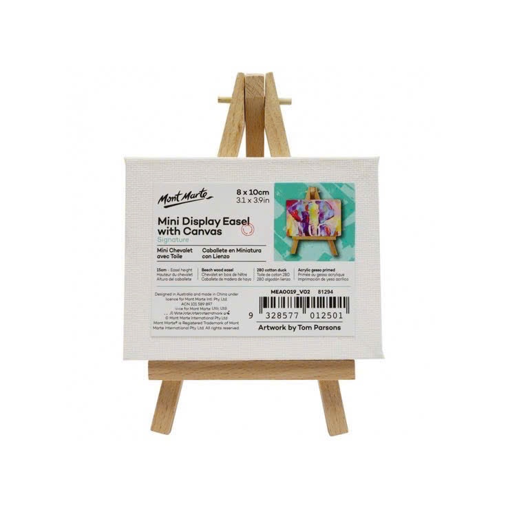Khung Canvas Mini Mont Marte Kèm Giá Đỡ 8x10cm