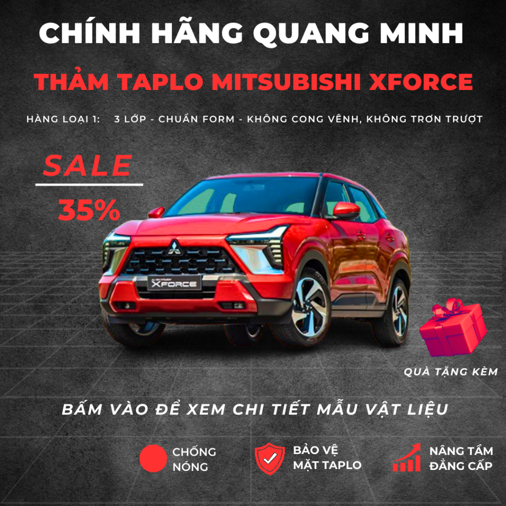 Thảm Taplo Xe Mitsubishi Xforce, Destinator