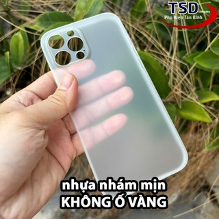 Combo 2 Ốp Lưng Trong Nhám Unibody iPhone 12 PRO MAX Siêu Mỏng