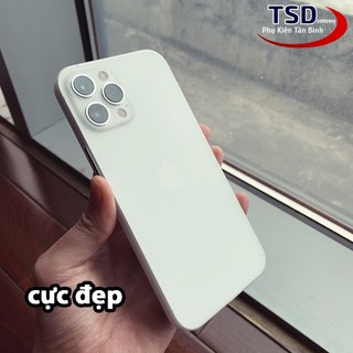 Combo 2 Ốp Lưng Trong Nhám Unibody iPhone 12 PRO MAX Siêu Mỏng