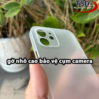Combo 2 Ốp Lưng Trong Nhám Unibody Siêu Mỏng Cho iPhone 12