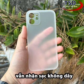 Combo 2 Ốp Lưng Trong Nhám Unibody Siêu Mỏng Cho iPhone 12
