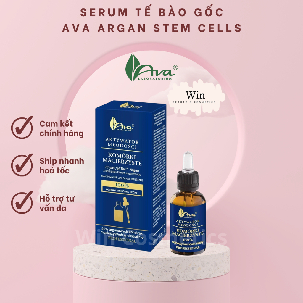 [Hàng công ty] Serum AVA Argan Stem Cells 30ml