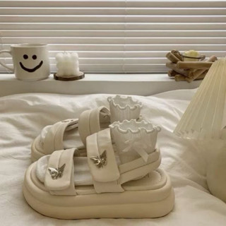 DÉP QUAI HẬU Nữ Mác Xinh 2 Màu Kem và Đen kèm video )