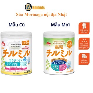 Mẫu mới - sữa morinaga nội địa nhật 1-3 800g