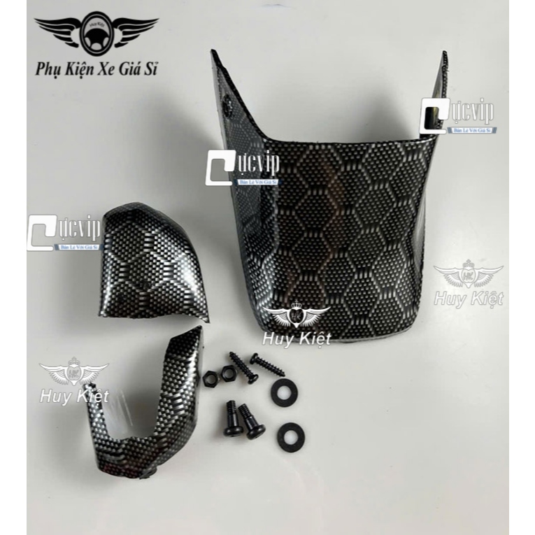 [Hàng Mới Về] Ốp Dè Sau + Xi Nhan Trước Carbon (Tặng Ốc) Cho Dream 100cc 110cc, Dream Lùn, Dream Thá