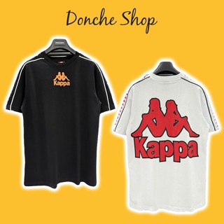  Áo Thun Kappa In Logo Người Phối Kẻ Tay Siêu Đẹp - Áo Phông Nam Nữ Kapa Chất Cotton Cao Cấp 663900 