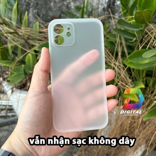Combo 2 Ốp Lưng Trong Nhám Unibody Siêu Mỏng Cho iPhone 12