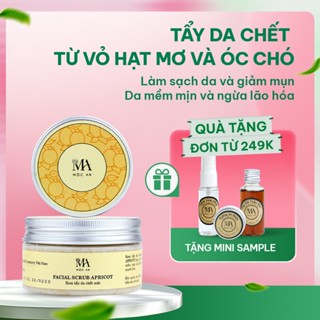 Tẩy Da Chết Mặt Mộc An Vỏ Hạt Mơ Và Óc Chó Facial Scrub Apricot - Giúp Làn Da Sáng Mịn 100g