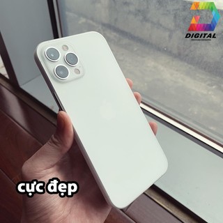 Combo 2 Ốp Lưng Trong Nhám Unibody iPhone 12 PRO MAX Siêu Mỏng