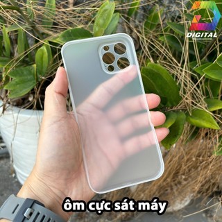 Combo 2 Ốp Lưng Trong Nhám Unibody iPhone 12 PRO MAX Siêu Mỏng