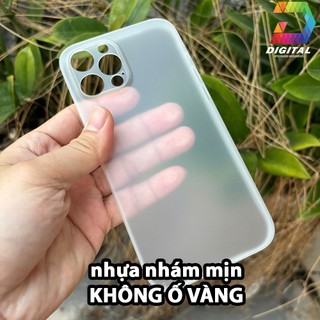 Combo 2 Ốp Lưng Trong Nhám Unibody iPhone 12 PRO MAX Siêu Mỏng