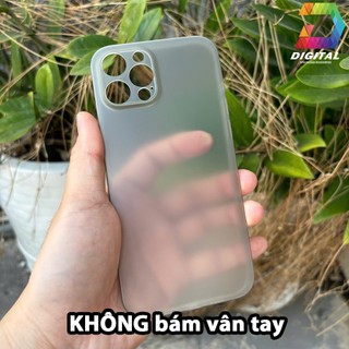 Combo 2 Ốp Lưng Trong Nhám Unibody iPhone 12 PRO MAX Siêu Mỏng