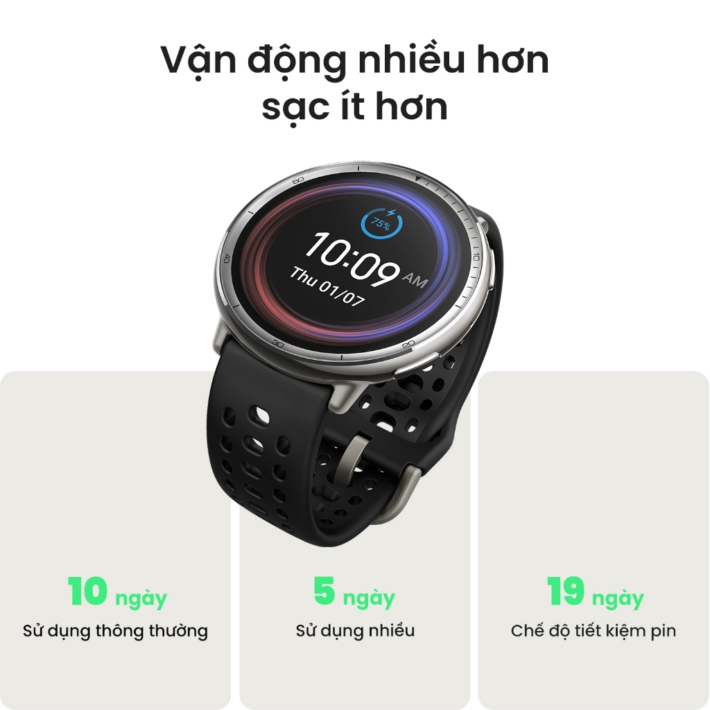 [CÓ BẢN PREMIUM] Đồng hồ thể thao Amazfit Active 2, kết nối qua app, màn hình AMOLED, hỗ trợ 160 chế độ thể thao | BigBuy360 - bigbuy360.vn