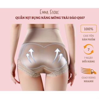 Quần Lót Cạp Cao, Quần Gen Nịt Bụng Đúc Su Emma Store Cotton Mềm Mịn, Nâng Mông Định Hình Eo QS07