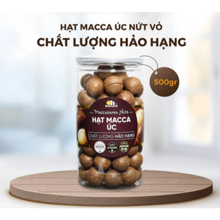 Hạt Macca nứt vỏ Úc Hộp 500g