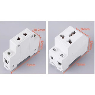 Ổ cắm điện gắn tủ điện 16A (gắn ray 35mm)