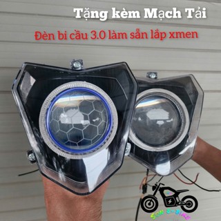 đèn bi cầu 3.0 chế sẵn vào choá đèn xmen siêu sáng(tặng kèm mạch tải)