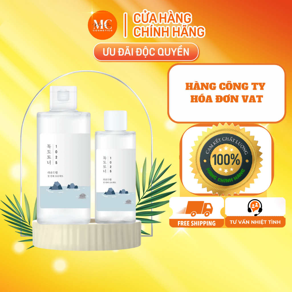 Nước hoa hồng Round Lab 1025 Dokdo Toner 200ml bổ sung độ ẩm làm dịu da - myphamminhchau21