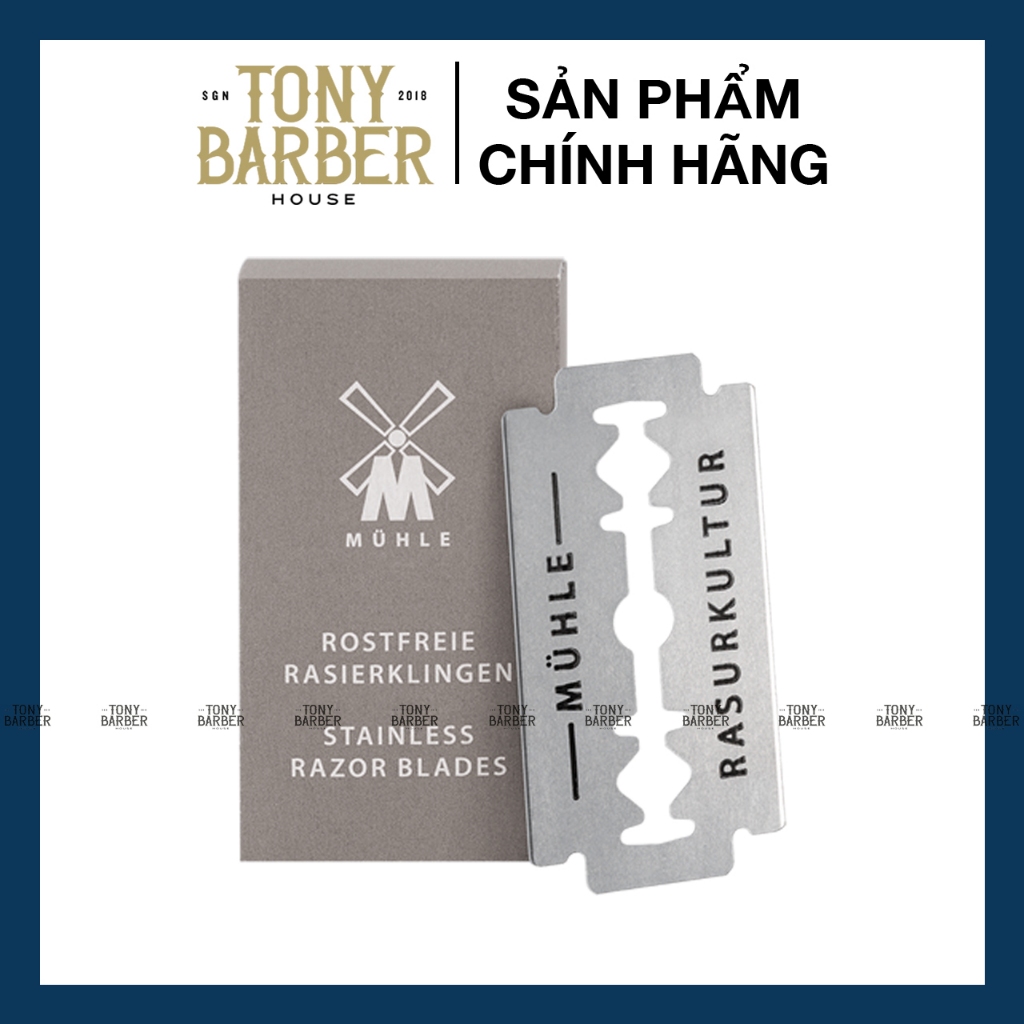 Lưỡi dao cạo râu Muhle Razor Blades Stainless Steel