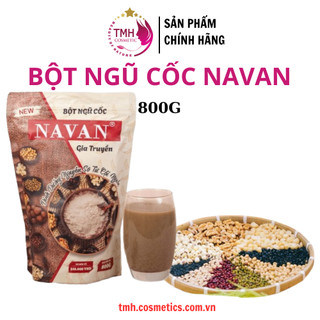  Bột Ngũ Cốc Navan 9 loại hạt đậu dinh dưỡng tăng cân lợi sữa 800g 