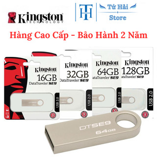   BH 2 Năm  USB Kingston SE9 128Gb 32Gb 16Gb 8Gb 4Gb - USB 2.0 chống nước  lỗi bảo hành đổi mới 