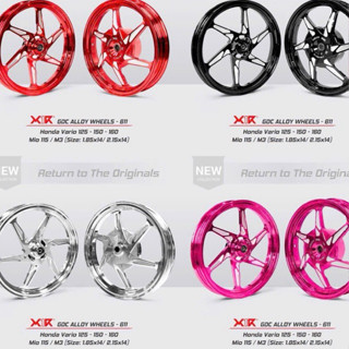 Mâm X1R Vario, Air Blade 2020-2025 611 CNC 6 cây chính hãng( 1.85-2.15)