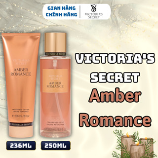 Body Mist Victoria Secret Chính Hãng Amber Romance, Xịt Thơm Body Toàn Thân Hương Nước Hoa 250ml