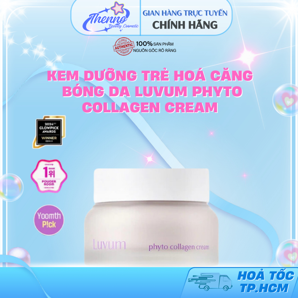 Kem Trẻ Hoá Căng Bóng Da Luvum Slow Aging Phyto Collagen Cream 50ml Hàn Quốc