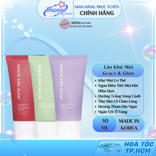 Lăn Khử Mùi Dưỡng Sáng Da Ngăn Ngừa Mồ Hôi Grace And Glow Black Opium Smooth Deodorant Serum Niacinamide And AHA 50ml 