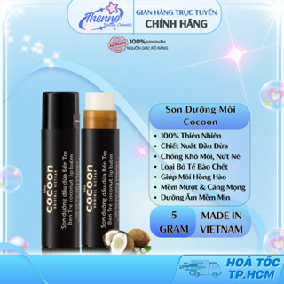 Son Dưỡng Môi Chiết Xuất Dầu Dừa Bến Tre Cocoon Ben Tre Coconut Lip Balm 5g
