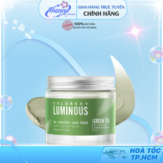  Mặt Nạ Bùn Trà Xanh Colorkey Luminous Green Tea Làm Sạch Da Không Gây Khô Da Khi Dùng 60g 