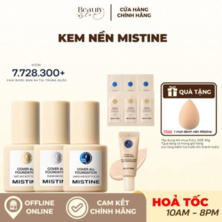 (HOẢ TỐC) Kem Nền Dạng Lỏng MISTINE Dưỡng Ẩm Kiềm Dầu Lâu Trôi Che Phủ Toàn Diện